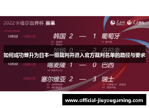 如何成功晋升为日本一级裁判并进入官方裁判名单的路径与要求